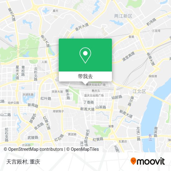 天宫殿村地图