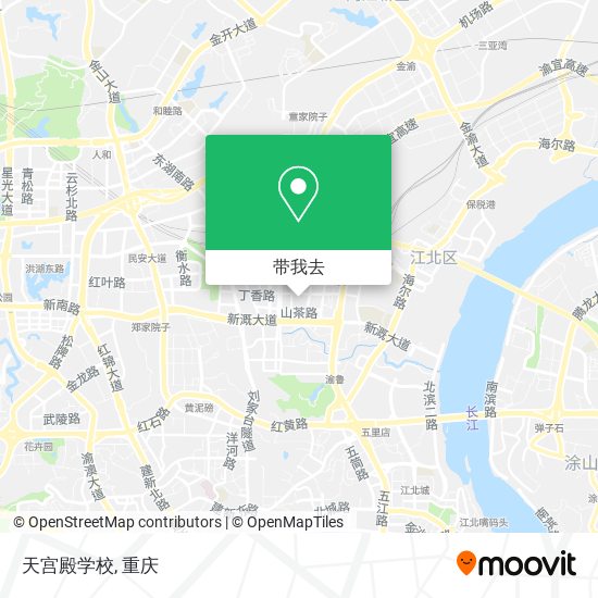 天宫殿学校地图