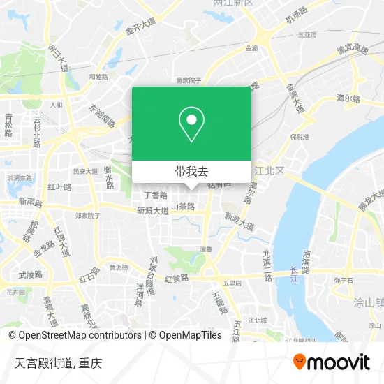 天宫殿街道地图