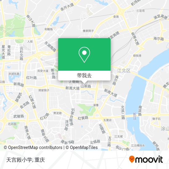 天宫殿小学地图