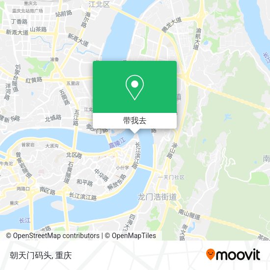 朝天门码头地图