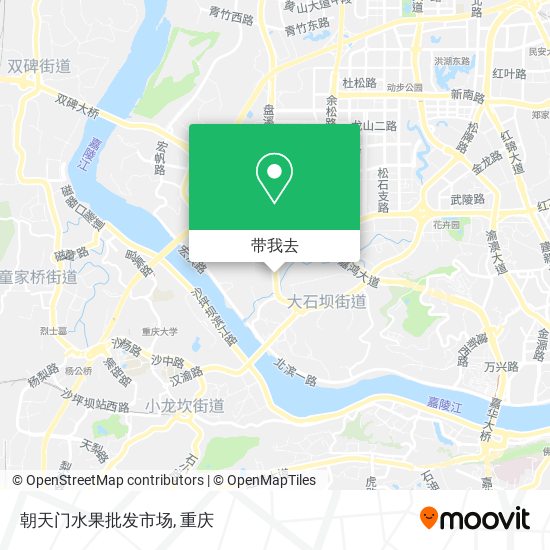 朝天门水果批发市场地图