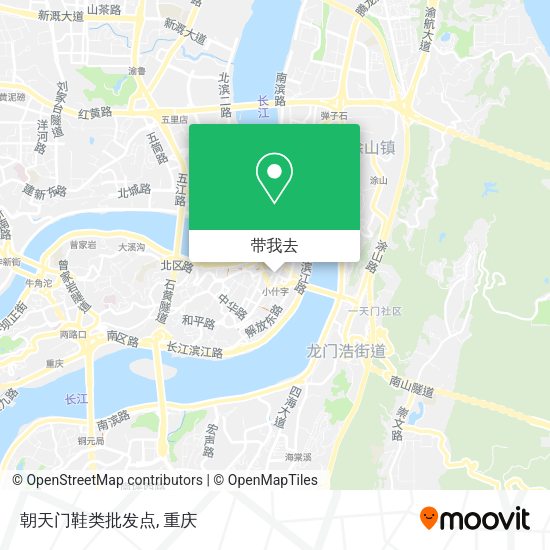 朝天门鞋类批发点地图