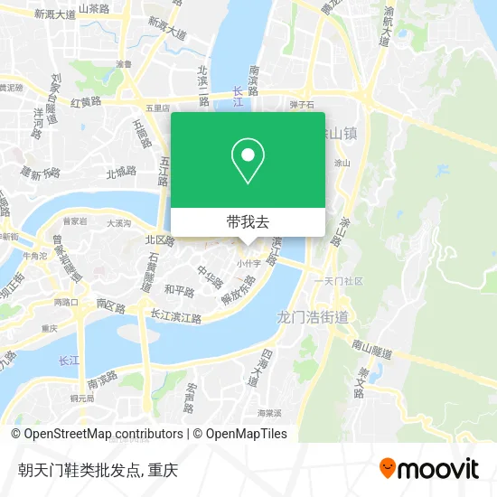 朝天门鞋类批发点地图