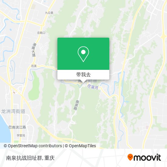 南泉抗战旧址群地图