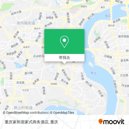 重庆家和居家式商务酒店地图