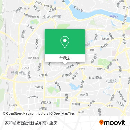 家和超市(渝洲新城东南)地图