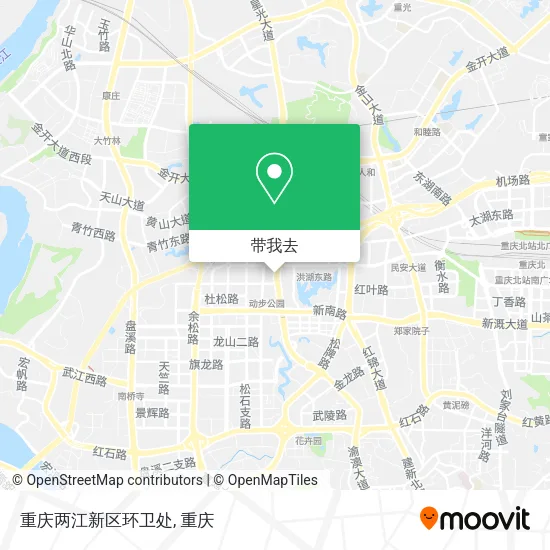 重庆两江新区环卫处地图