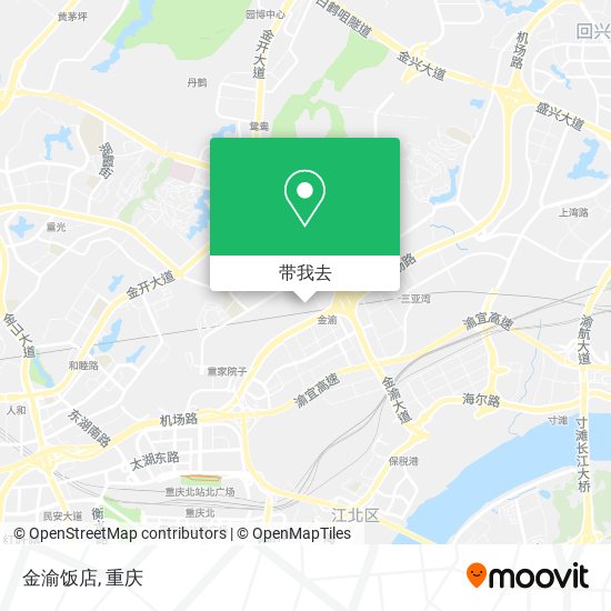 金渝饭店地图