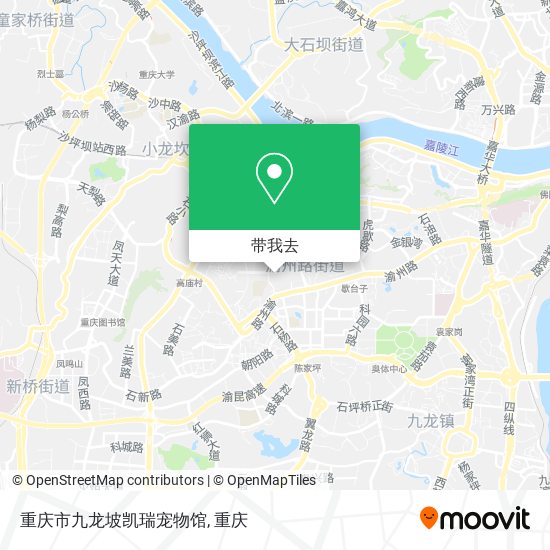 重庆市九龙坡凯瑞宠物馆地图