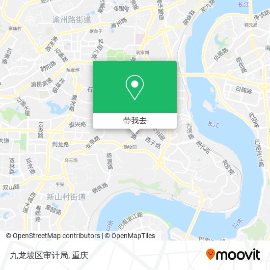 九龙坡区审计局地图