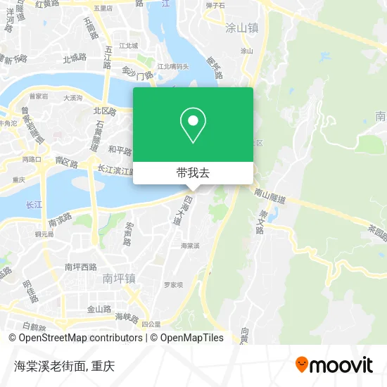 海棠溪老街面地图