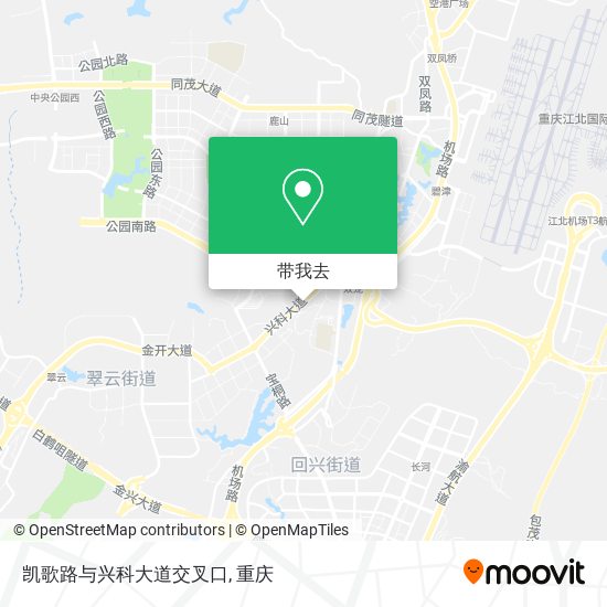 凯歌路与兴科大道交叉口地图