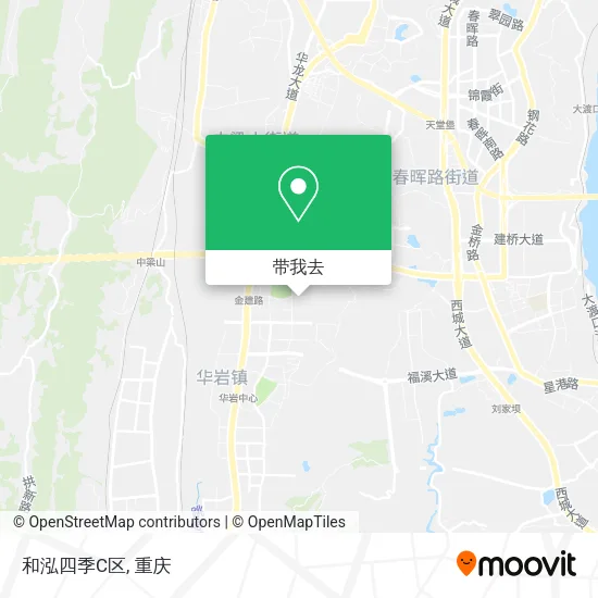 和泓四季C区地图