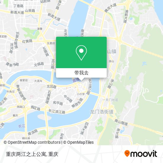 重庆两江之上公寓地图