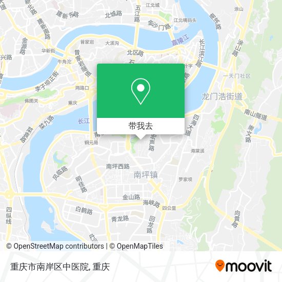 重庆市南岸区中医院地图