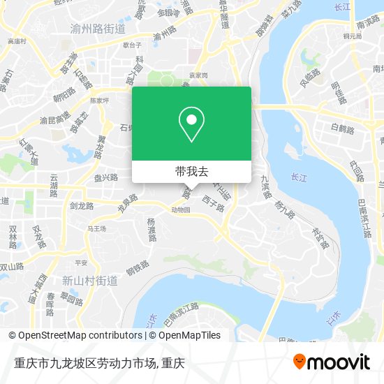 重庆市九龙坡区劳动力市场地图