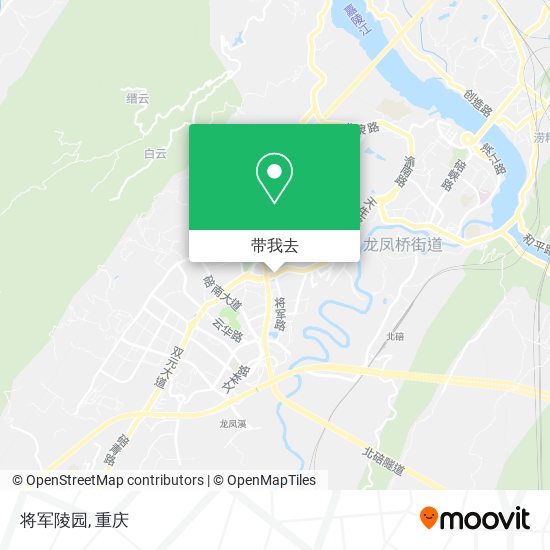 将军陵园地图
