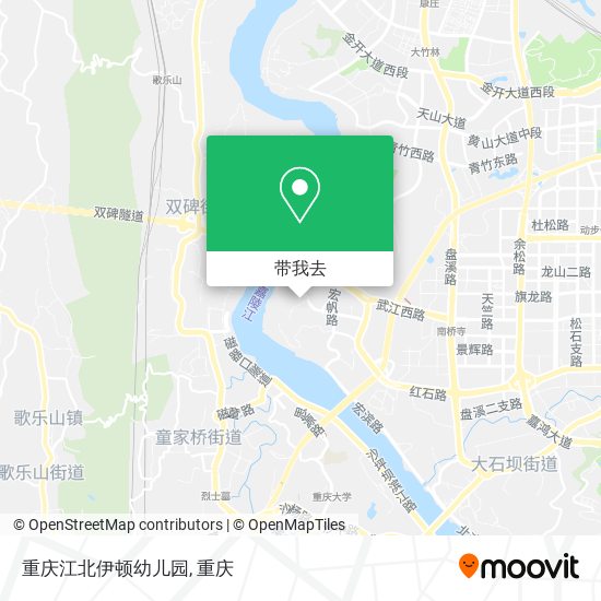 重庆江北伊顿幼儿园地图