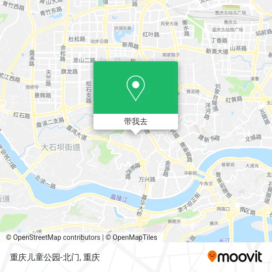 重庆儿童公园-北门地图