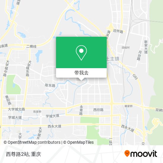 西尊路2站地图