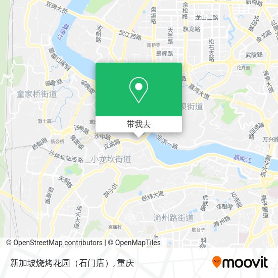 新加坡烧烤花园（石门店）地图