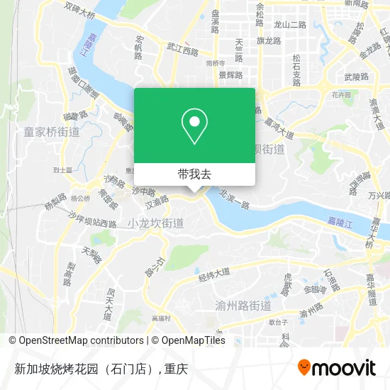 新加坡烧烤花园（石门店）地图