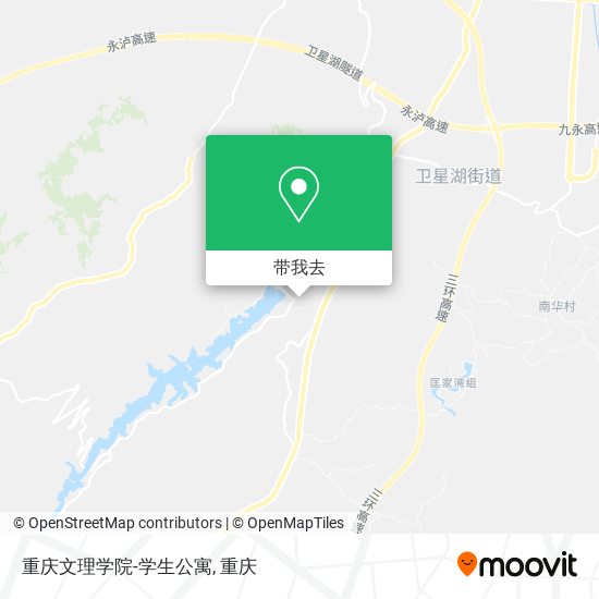重庆文理学院-学生公寓地图