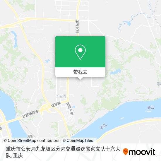 重庆市公安局九龙坡区分局交通巡逻警察支队十六大队地图