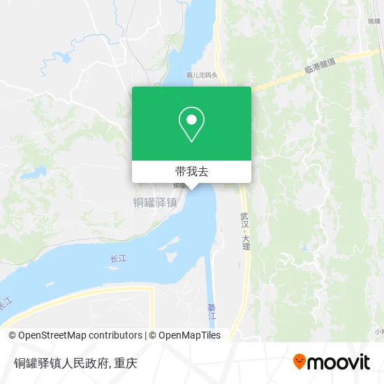 铜罐驿镇人民政府地图