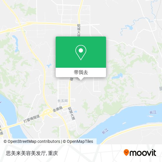 思美来美容美发厅地图