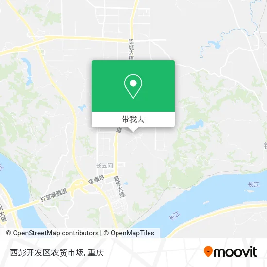 西彭开发区农贸市场地图
