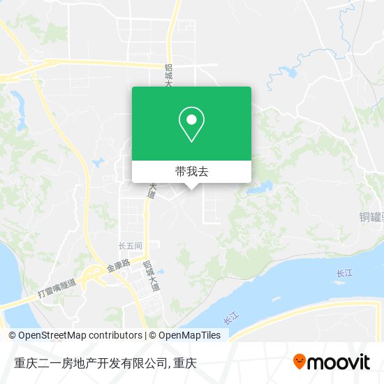 重庆二一房地产开发有限公司地图