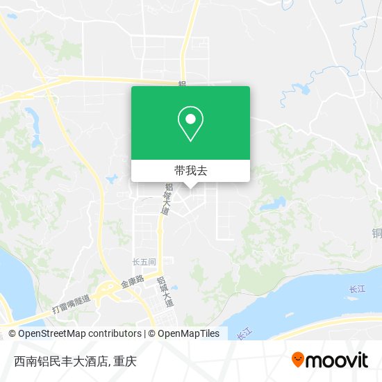 西南铝民丰大酒店地图