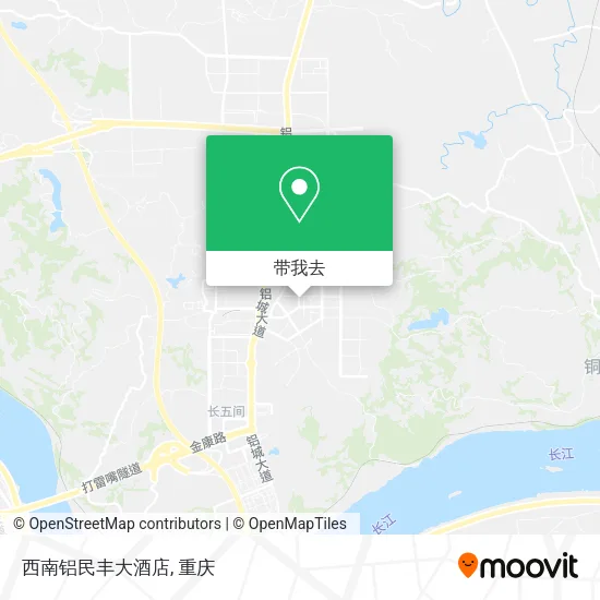 西南铝民丰大酒店地图