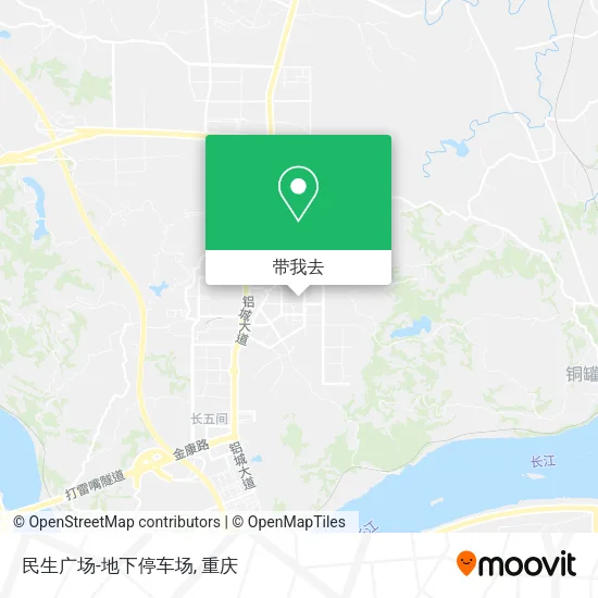 民生广场-地下停车场地图