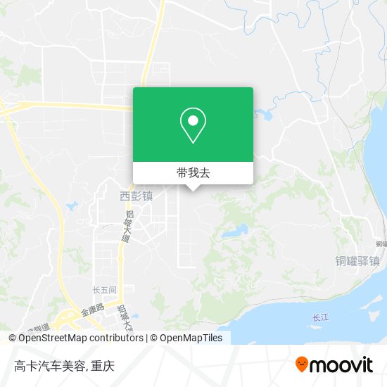 高卡汽车美容地图