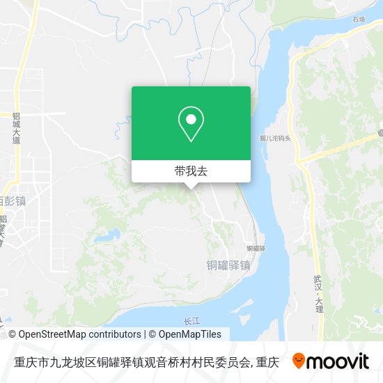 重庆市九龙坡区铜罐驿镇观音桥村村民委员会地图