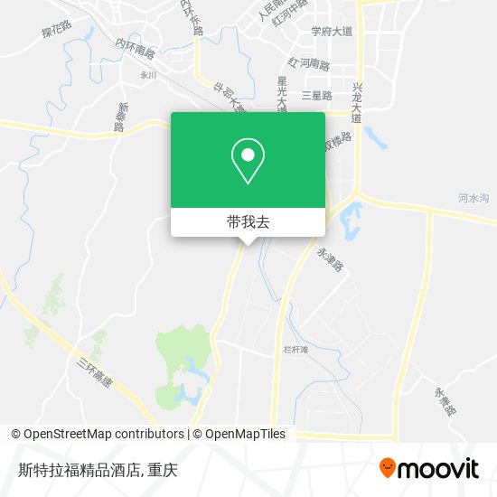 斯特拉福精品酒店地图