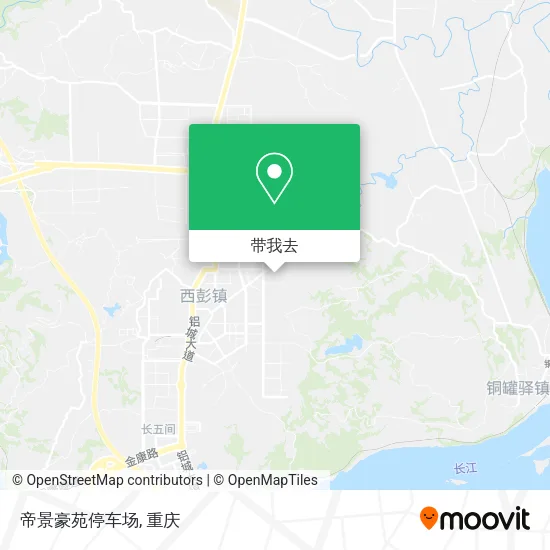 帝景豪苑停车场地图
