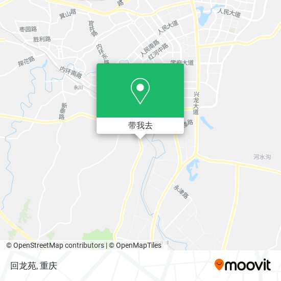 回龙苑地图