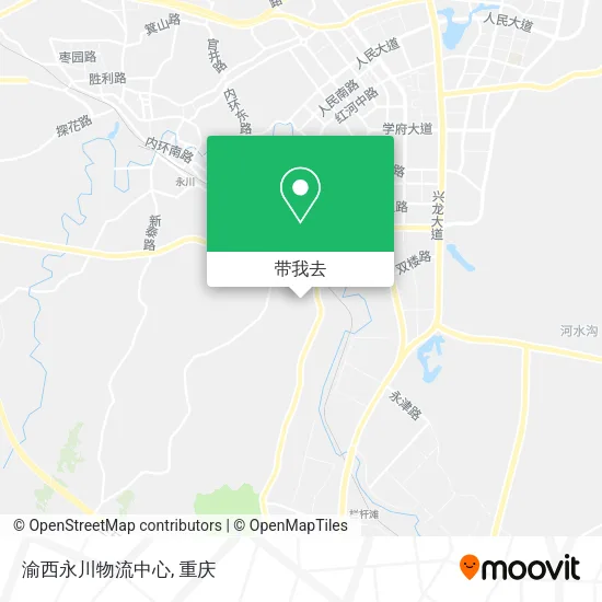 渝西永川物流中心地图