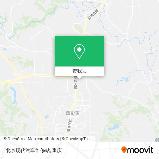 北京现代汽车维修站地图