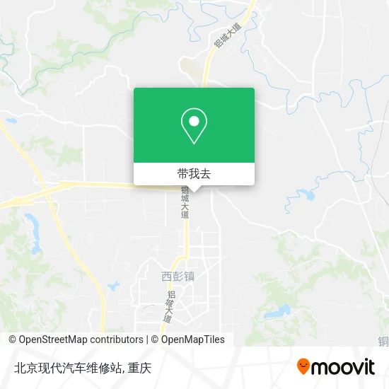北京现代汽车维修站地图