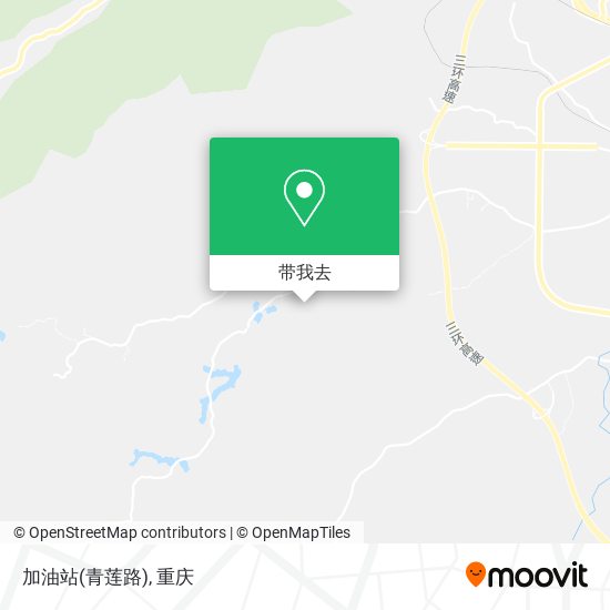 加油站(青莲路)地图