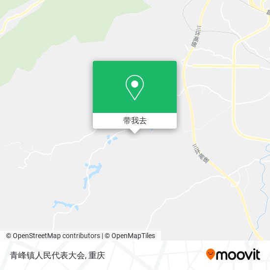 青峰镇人民代表大会地图