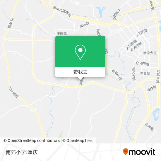 南郊小学地图