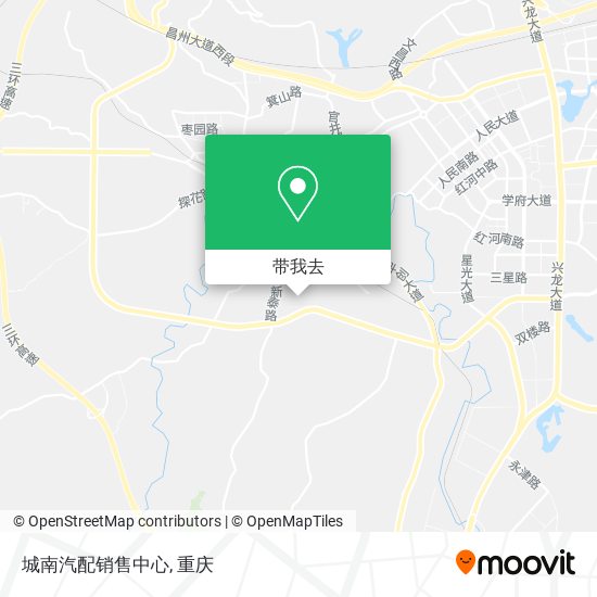 城南汽配销售中心地图