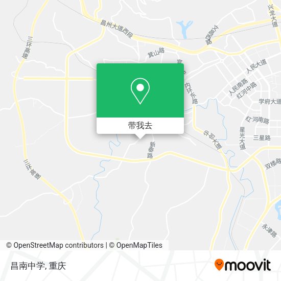 昌南中学地图