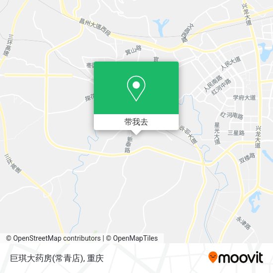 巨琪大药房(常青店)地图